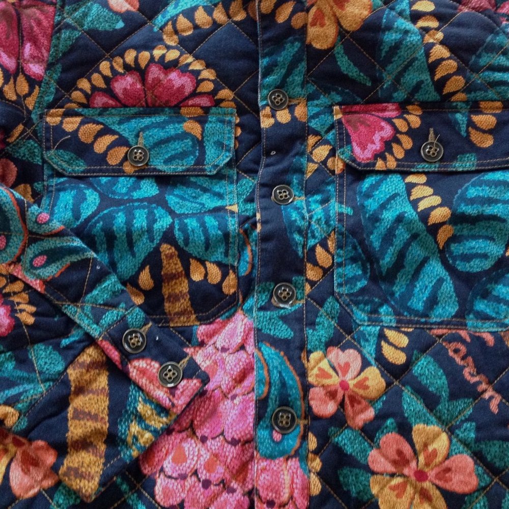 FARM Rio Flowerdoscopic Gabardine Jacket Floral Spring - Picture 16 of 16